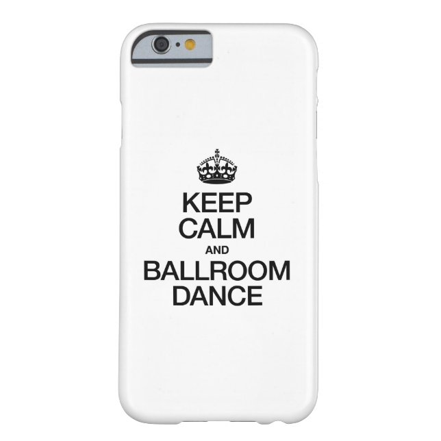 FUNDA DE Case-Mate PARA iPhone MANTENER LA CALMA Y EL BAILE (Reverso)