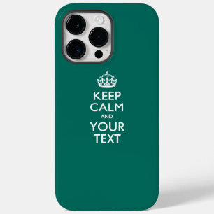 Funda Para iPhone 14 Pro Max De Case-Mate Mantener la CALMA y el texto personalizados