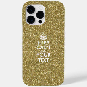 Funda Para iPhone 14 Pro Max De Case-Mate Mantener la CALMA y el texto personalizados