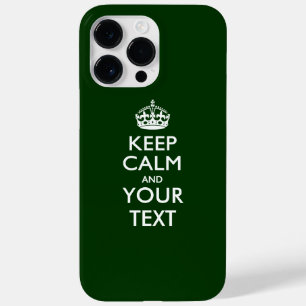 Funda Para iPhone 14 Pro Max De Case-Mate Mantener la CALMA y el texto personalizados