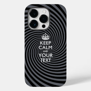 Funda Para iPhone 14 Pro De Case-Mate Mantener la CALMA y el texto personalizados
