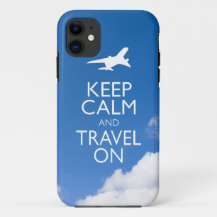 FUNDA PARA iPhone 11 MANTENER LA CALMA Y VIAJAR