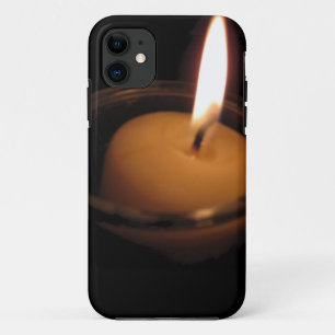 Funda Para iPhone 11 Mantener la vela quemadora de llamas