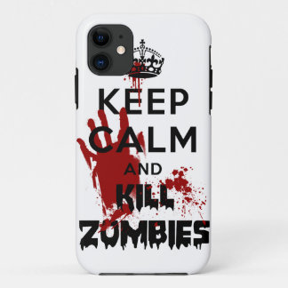 Funda Para iPhone 11 Mantenga caso tranquilo y de la matanza de los