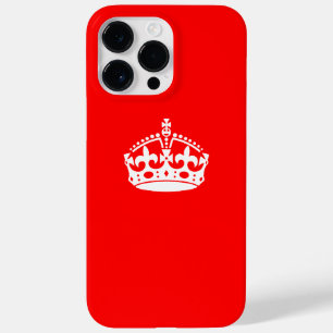 Funda Para iPhone 14 Pro Max De Case-Mate ¡MANTENGAN LA CALMA EN Personalizar Rojo!