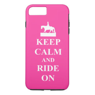 Funda Para iPhone 8 Plus/7 Plus Mantengan la calma y sigan, rosa