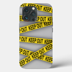 Funda Para iPhone 13 Pro Manténgase fuera, manténgase alejado, no cruce cin