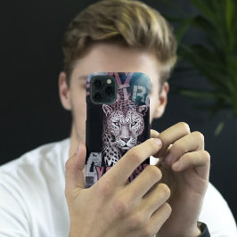 Funda Para iPhone 13 Pro Mantente fuerte leopardo