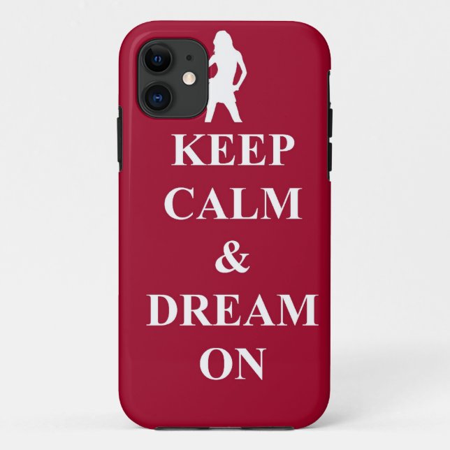 Funda De Case-Mate Para iPhone Mantente tranquilo y sueña (Reverso)