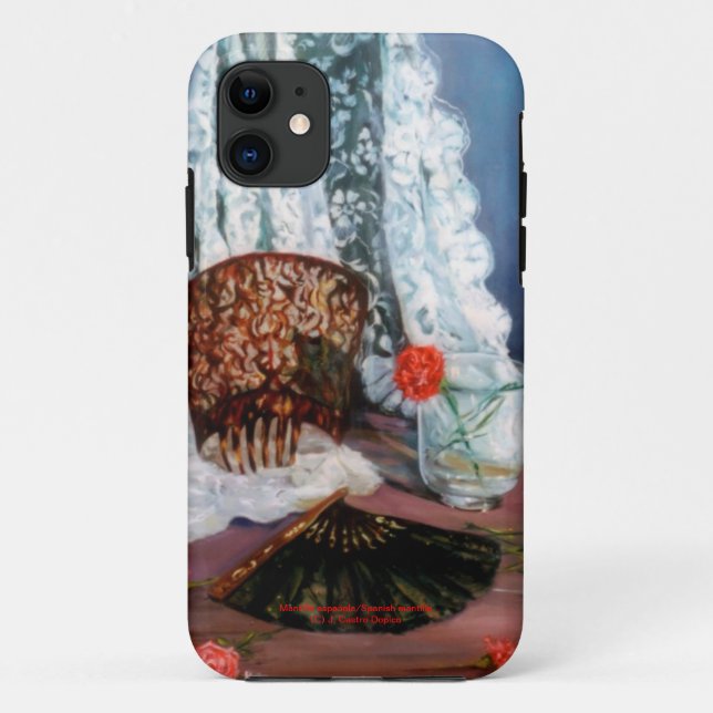 Funda De Case-Mate Para iPhone Mantilla española/Spanish mantilla (Reverso)