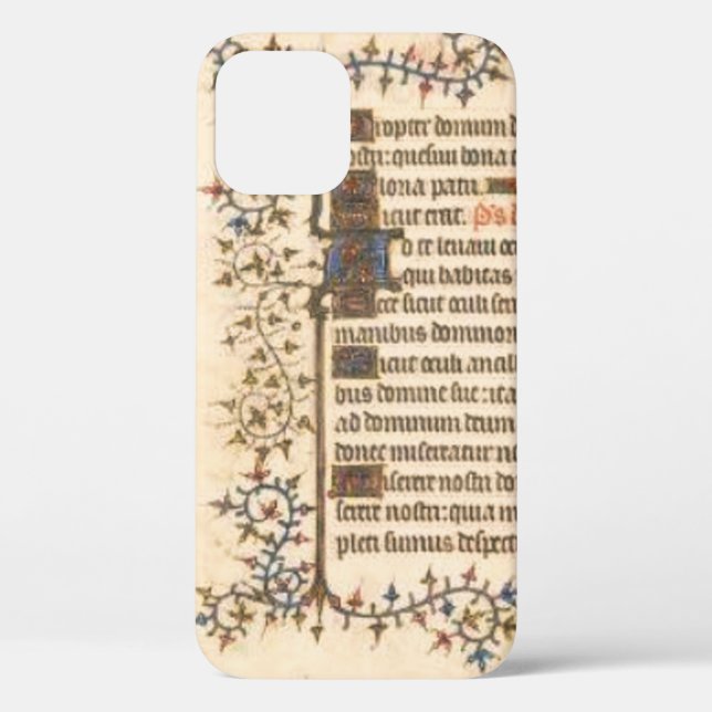 Funda De Case-Mate Para iPhone manuscrito medieval para caso Iphone (Reverso )
