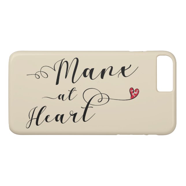 Funda De Case-Mate Para iPhone Manx At Heart Mobile (Reverso (horizontal))