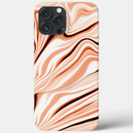 Funda Para iPhone 13 Pro Max Manzanas en tonos beige, cilindro marrón curvo