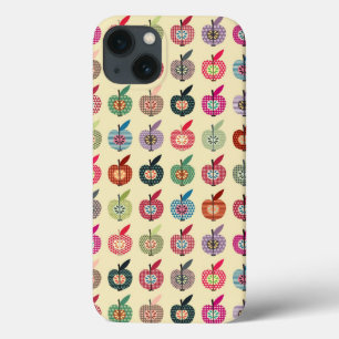 Funda Para iPhone 13 Manzanas lindas en estilo retro