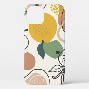 Funda Para iPhone 12 Manzanas: Patrón Vintage.