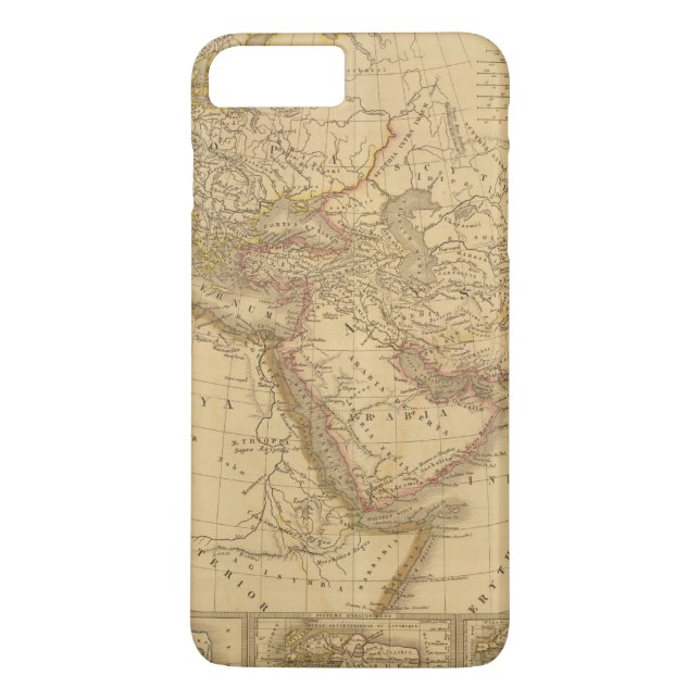 Funda De Case-Mate Para iPhone Mapa antiguo (Reverso)