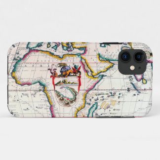 Funda Para iPhone 11 Mapa antiguo de África de 1687
