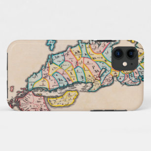 Funda Para iPhone 11 Mapa antiguo de Japón de siglos de antigüedad Circ
