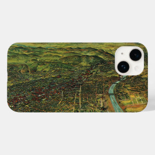 Funda Para iPhone 14 De Case-Mate Mapa antiguo de Los Ángeles, California y río