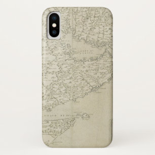 Funda Para iPhone X Mapa antiguo del cuerno de África