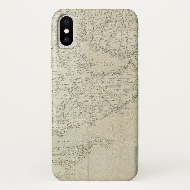 Funda De Case-Mate Para iPhone Mapa antiguo del cuerno de África (Reverso)