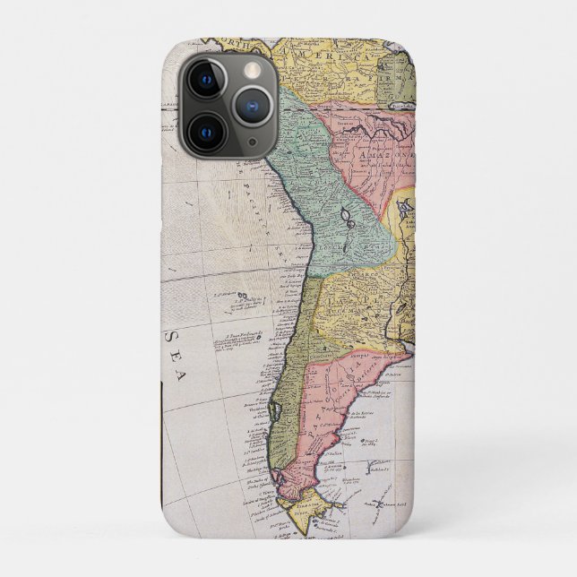 Funda De Case-Mate Para iPhone Mapa antiguo inspirado (8) (Reverso)