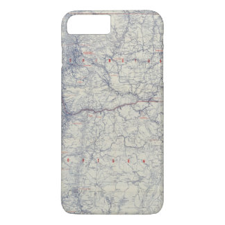 Funda Para iPhone 8 Plus/7 Plus Mapa auto de los rastros del funcionario 1925 de