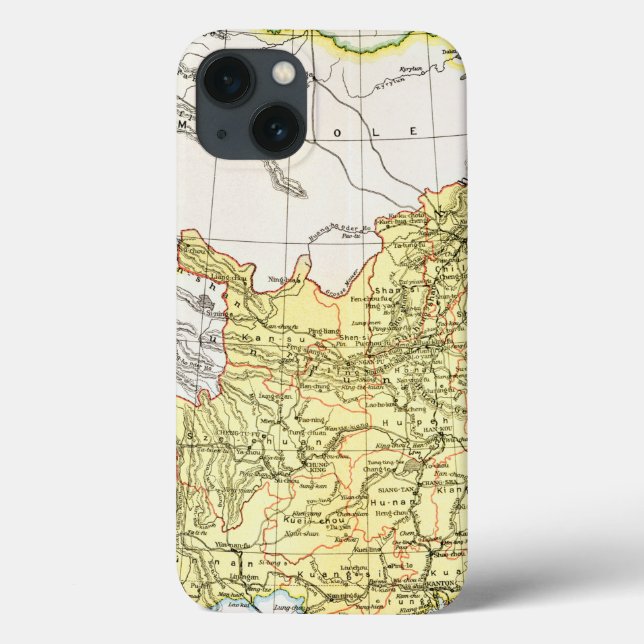 FUNDA DE Case-Mate PARA iPhone MAPA: CHINA, 1910 (Reverso)