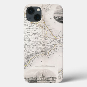 Funda Para iPhone 13 MAPA: CRIMEA, c1855