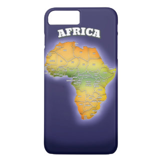 Funda Para iPhone 8 Plus/7 Plus Mapa de áfrica