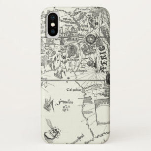 Funda Para iPhone X Mapa de África el 1500