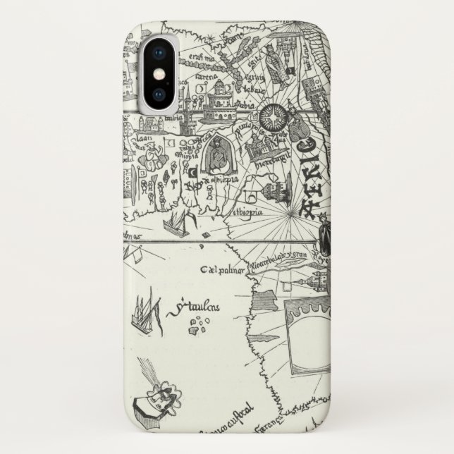 Funda De Case-Mate Para iPhone Mapa de África el | 1500 (Reverso)