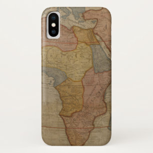 Funda Para iPhone X Mapa de África el 1700