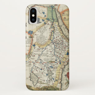 Funda Para iPhone X Mapa de África y de la península árabe