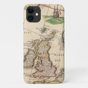 Funda Para iPhone 11 Mapa de Antigüedades del Reino Unido