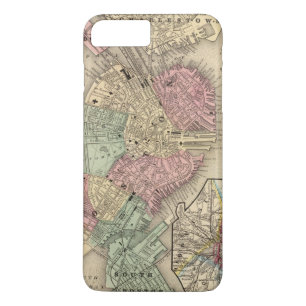 Funda Para iPhone 8 Plus/7 Plus Mapa de Boston de Mitchell