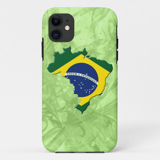 Funda De Case-Mate Para iPhone mapa de Brasil (Reverso)