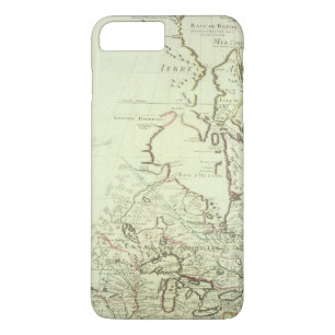 Funda Para iPhone 8 Plus/7 Plus Mapa de Canadá