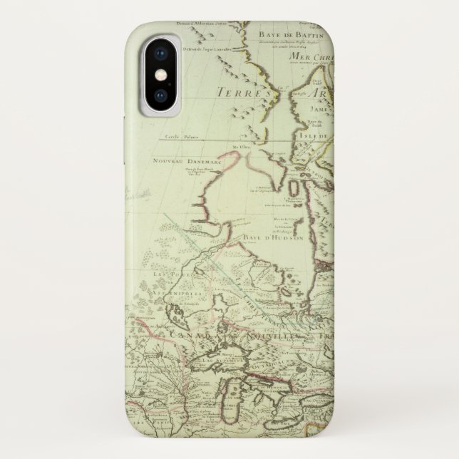 Funda De Case-Mate Para iPhone Mapa de Canadá (Reverso)