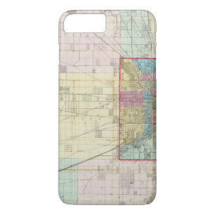 Funda Para iPhone 8 Plus/7 Plus Mapa de Chicago