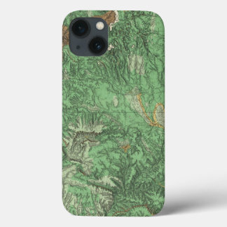 Funda Para iPhone 13 Mapa de Clasificación de Tierras de California