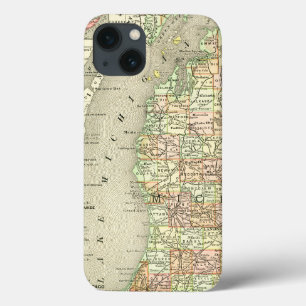 Funda Para iPhone 13 Mapa de cosecha de Michigan