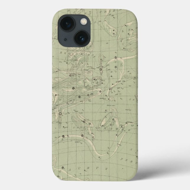 Funda De Case-Mate Para iPhone Mapa de estrella (Reverso)