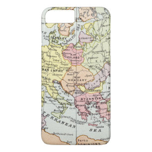 Funda Para iPhone 8 Plus/7 Plus Mapa de Europa el   la tercera cruzada