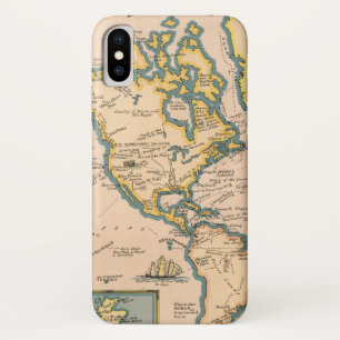 Funda Para iPhone X Mapa de grandes aventuras