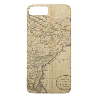 Funda Para iPhone 8 Plus/7 Plus Mapa de Hindostan o de la India