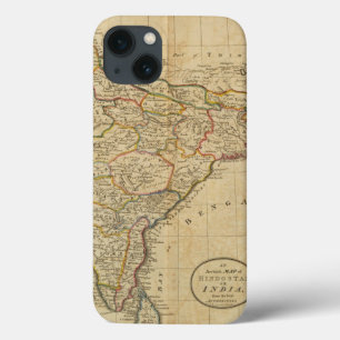 Funda Para iPhone 13 Mapa de Hindostán o India