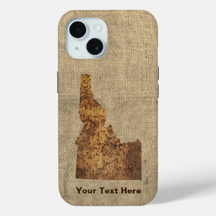 Funda Para iPhone 15 Mapa de Idaho Spud