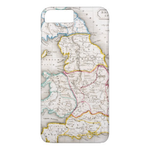 Funda Para iPhone 8 Plus/7 Plus Mapa de Inglaterra el Britannia Antiqua