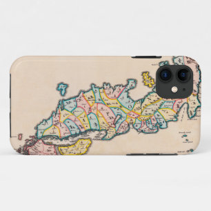 Funda Para iPhone 11 Mapa de Japón en 1655
